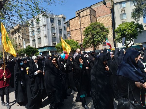 راهپیمایی روز قدس در ساری 