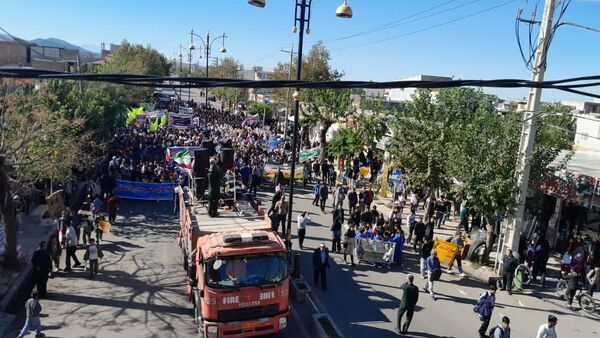 امروز صدای مرگ بر آمریکا در خیابان های شهر پیچید