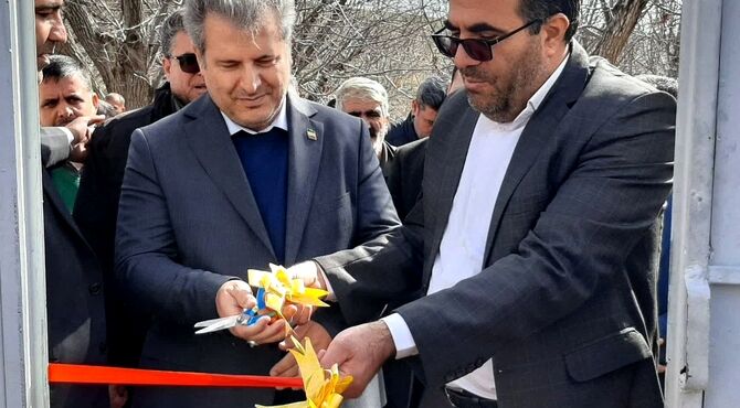 افتتاح پروژه‌های مقاوم‌سازی مسکن روستایی در روستای چشمه‌قنداب 