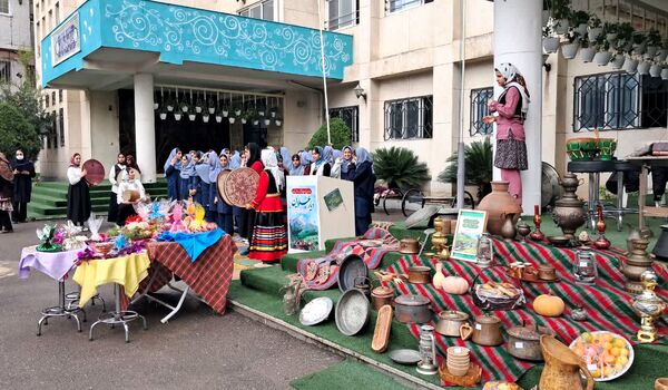 طلوع فرهنگ مازندران در دبیرستان شهید بهداشت قائمشهر