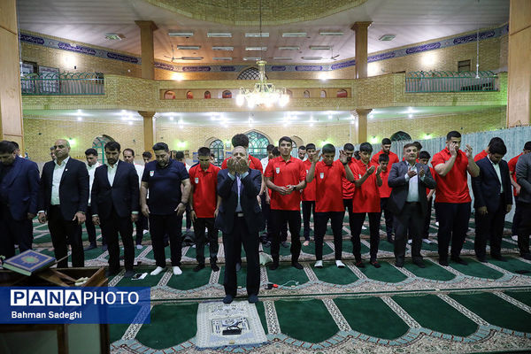 مراسم بدرقه کاروان ورزش دانش‌آموزی ایران به المپیاد جهانی با حضور وزیر آموزش و پرورش