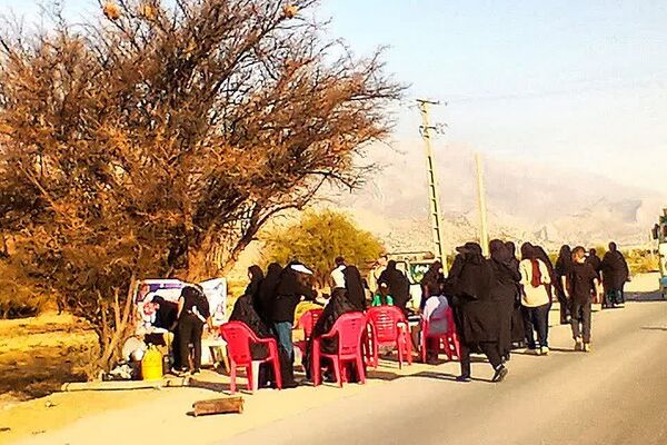 پذیرایی موکب‌ها از جاماندگان اربعین حسینی در شهرستان باشت
