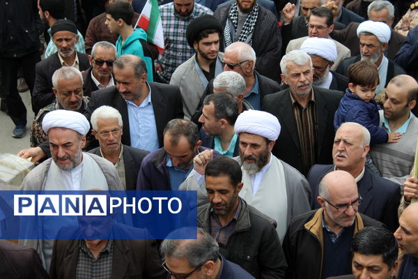 راهپیمایی روز قدس بندپی شرقی