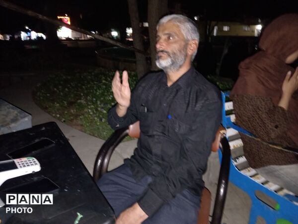 مراسم عزاداری شب هشتم ماه محرم الحرام