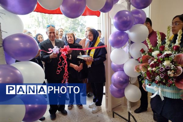 آیین افتتاح آموزشگاه ۱۲ کلاسه زنده یاد بانو رعدی