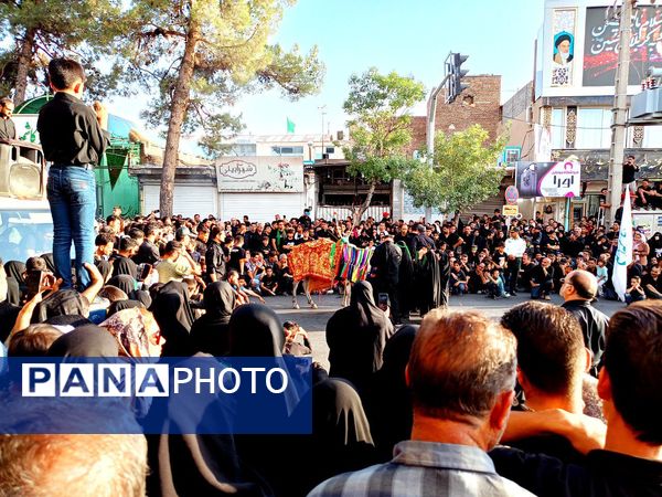 حرکت نمادین کاروان بندی اسد روستای فدافن و آیین نخل گردانی در کاشمر 