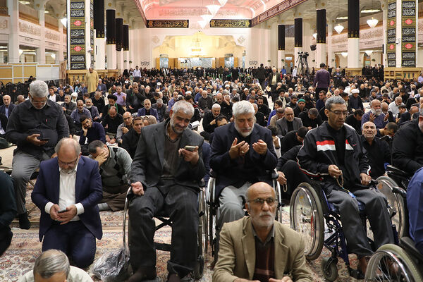 حرم کریمه اهل بیت در  شام شهادت حضرت زهرا(س)
