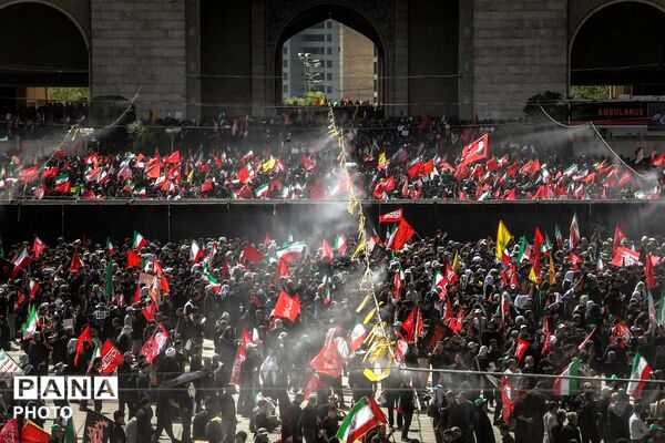 دومین روز مراسم بدرقه و وداع با رهبر شهید مقاومت