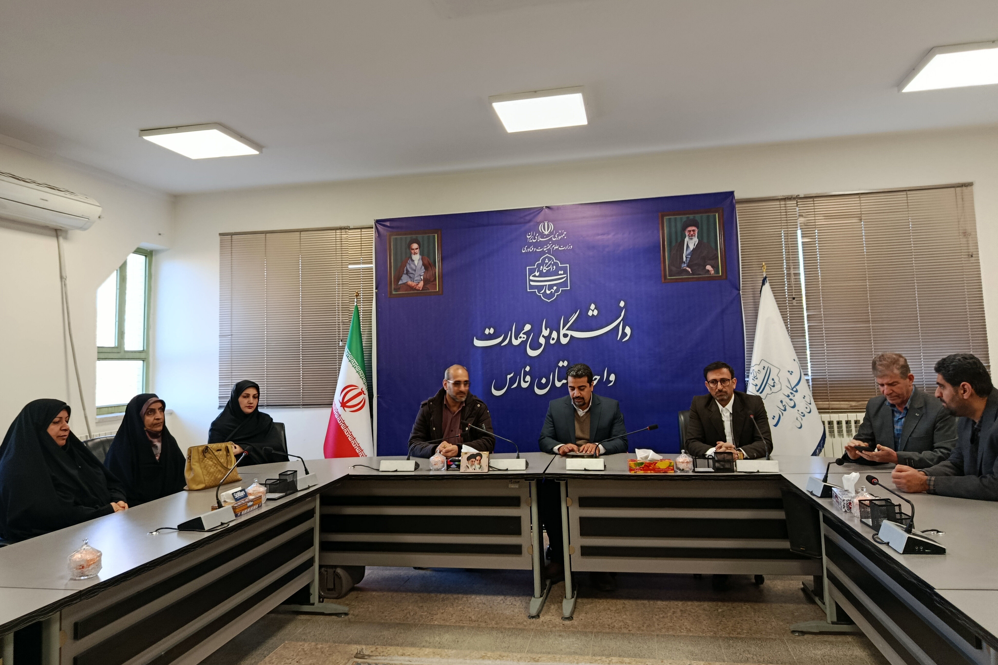 بازدید از دانشگاه ملی مهارت شهید باهنر شیراز