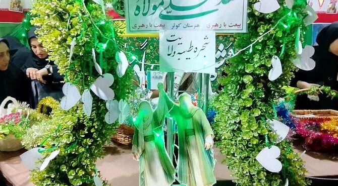 حضور پرشور دانش‌آموزان و مدارس در عید غدیر