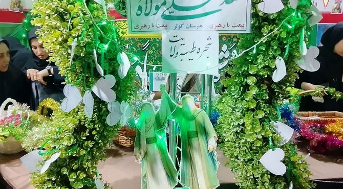 حضور پرشور دانش‌آموزان و مدارس در عید غدیر