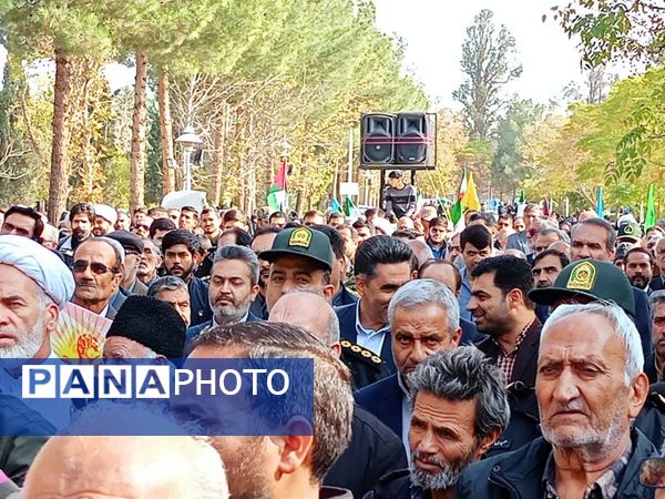 راهپیمایی جمعه خشم در شهرستان کاشمر 