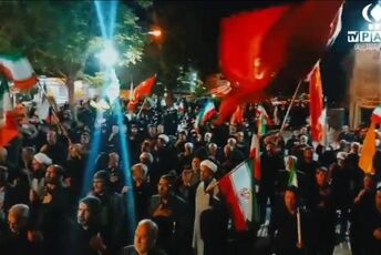تجمع مردم بیجار در شبِ سوم ماه محرم