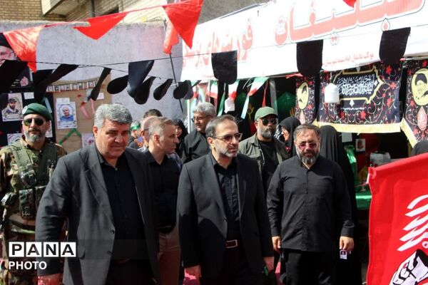 شروع خدمت رسانی به زائران امام شهید در موکب عاشقان امام شهید شهرستان ساوجبلاغ