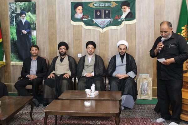 آیین سنگرسپاری رئیس اداره تبلیغات اسلامی شهرستان سامان