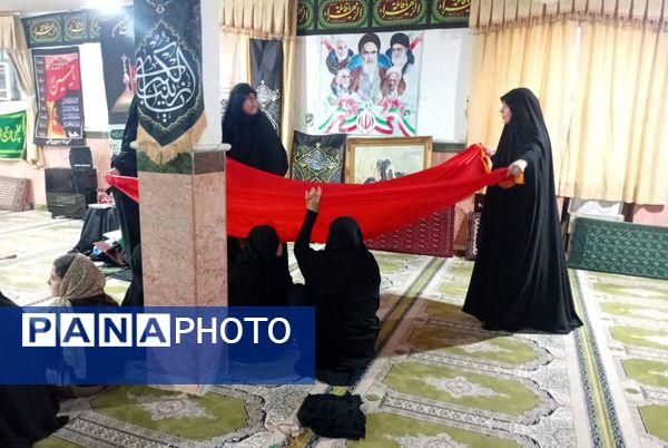 آیین شام غریبان دختران زینبی در آشخانه