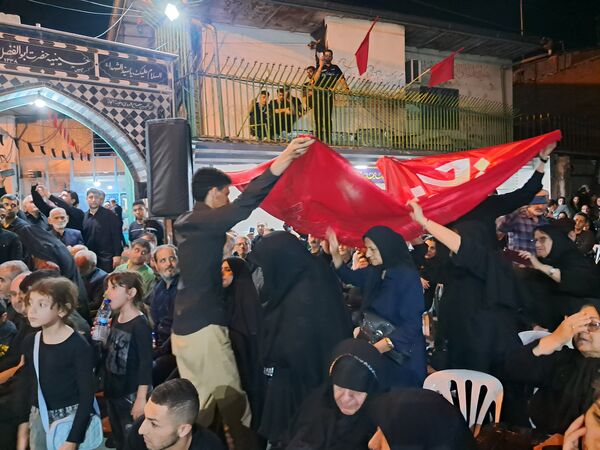 آیین خیمه سوزان در مسجد ابوالفضل قائمشهر