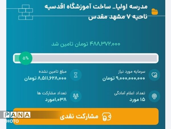 قرعه کشی پویش مدرسه اولیا
