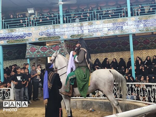 طنین نوای تعزیه خوانی در روستای پیکان اصفهان