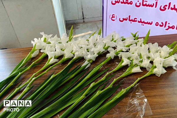 غبارروبی مزار شهدای امامزاده سیدعباس بجنورد به مناسبت روز جهانی سوادآموزی