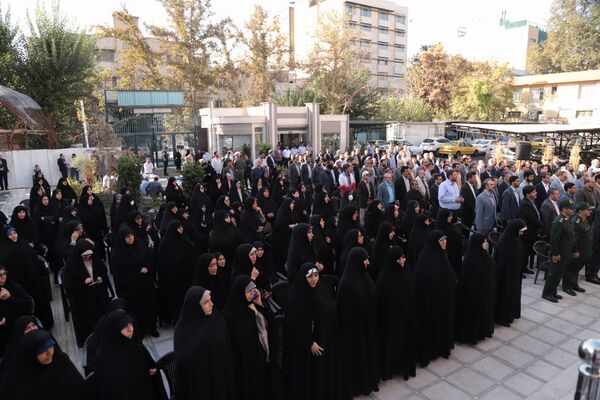 صبحگاه مشترک بسیج فرهنگیان اداره‌‌کل آموزش و پرورش شهر تهران 
