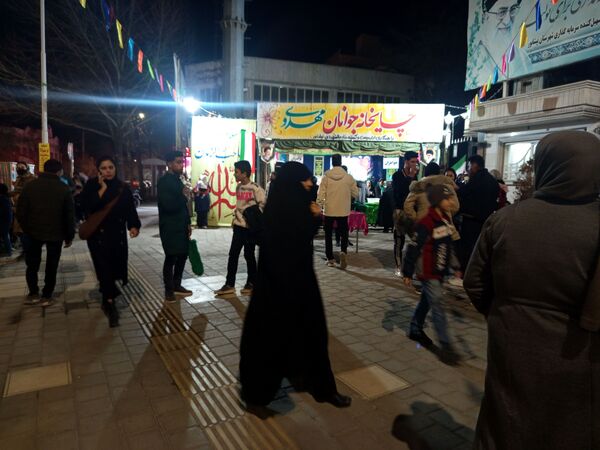برپایی چایخانه جوانان مهدوی در نیشابور 