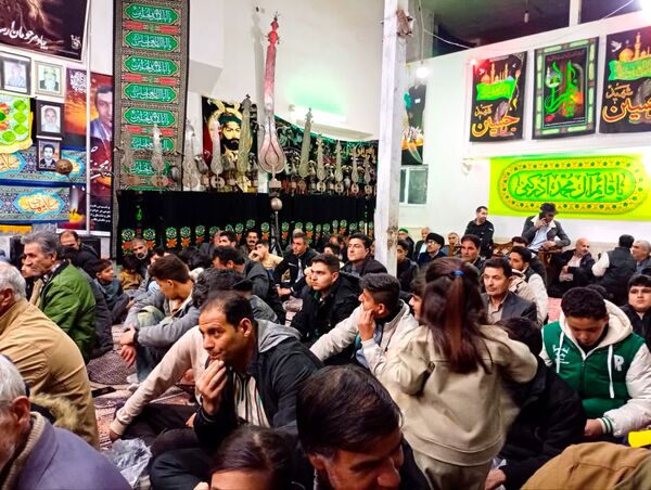 جشن ولادت حضرت مهدی (عج) در روستای فدافن