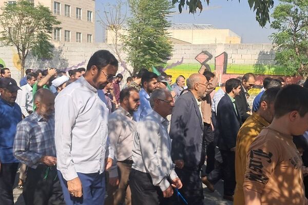 همبستگی مردم ولایتمدار نسیم‌شهر در راهپیمایی علیه رژیم صهیونیستی