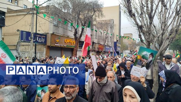 سنگ تمام مردم کرج در راهپیمایی روز قدس 