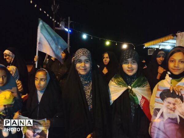 اجتماع عظیم مردم ولایت مدار روستای مهدی آباد شهرستان رشتخوار