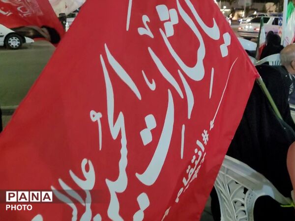 اجتماع دانش آموزان ناحیه سه در میدان احمدآباد