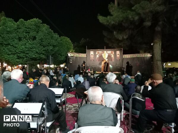 مراسم عزاداری شب هشتم ماه محرم الحرام