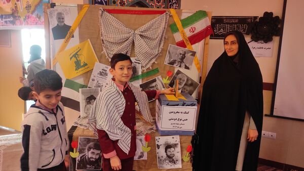 برگزاری پویش بر مدار مقاومت در گلوگاه 