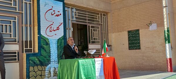 مراسم نکوداشت هفته پدافند غیرعامل در مدارس شهرستان هلیلان