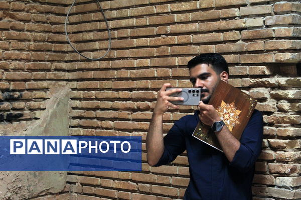 بازدید دانش‌آموز خبرنگاران پانا یزد از باغ موزه دفاع مقدس یزد