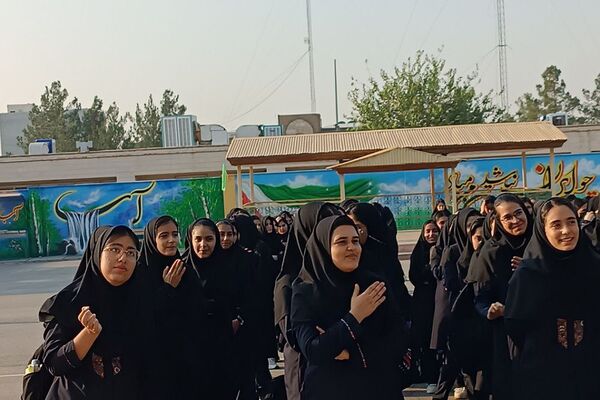 مراسم وفات حضرت معصومه(س) در دبیرستان الغدیر قیامدشت ری یک