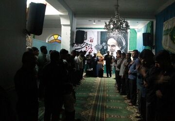 مراسم ارتحال جانگداز امام خمینی(ره ) در رودان