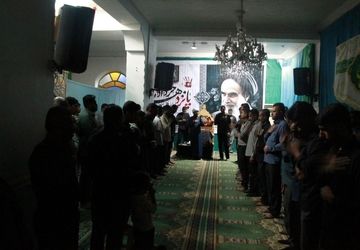 مراسم ارتحال جانگداز امام خمینی(ره ) در رودان