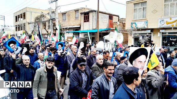 راهپیمایی روز قدس در شهر بن