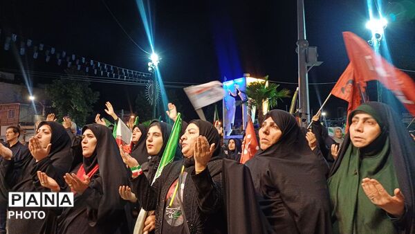 خروش حسینیان در کوهدشت؛ طنین سوگ در میدان امام خمینی(ره)
