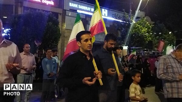  باز هم قراره شبانه مردم در حسینیه امام خامنه‌ای نیشابور