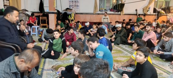 روز دوم اعتکاف پسران آشخانه 