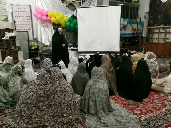 مراسم اعتکاف در مسجد امام حسین بلوار توس منطقه تبادکان مشهد