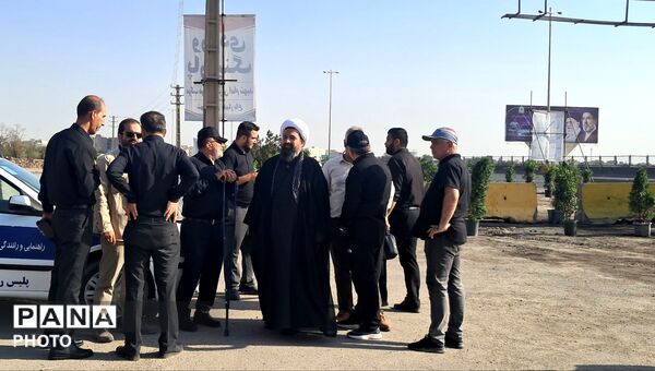 موکب مرکزی شهرستان چهارباغ برای اسکان و پذیرایی از زائران تشییع رهبر شهید 