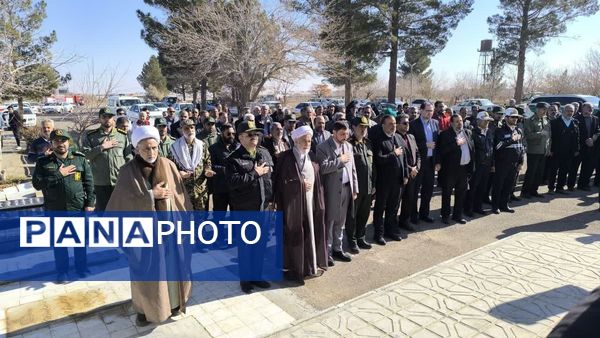 تجدید میثاق با شهدا در گناباد