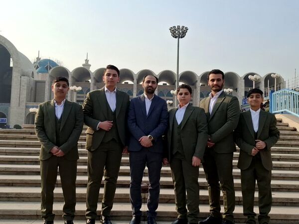 اجرای سرود توسط گروه نورالثقلین و گروه کوثر با حضور وزیر آموزش و پرورش
