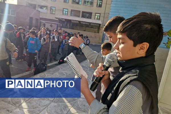 برگزاری مراسم به مناسبت ایام فاطمیه در مدارس ناحیه دو شهرری 