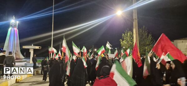 راهپیمایی گسترده در حمایت از جمهوری اسلامی ایران