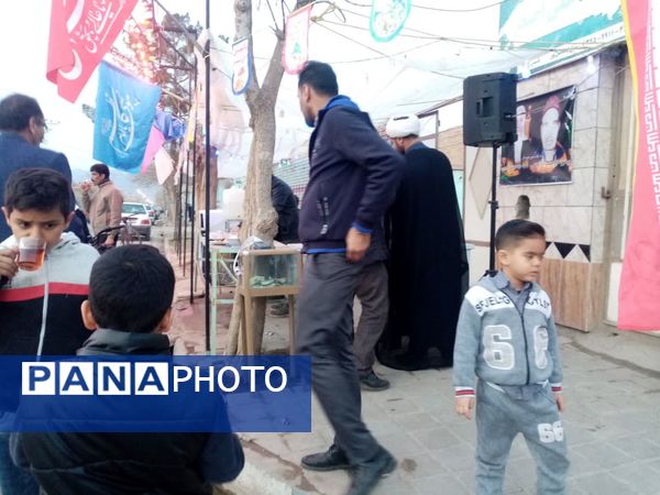 موکب مردمی شاهزاده علی اصغری فدافن میزبان عشاق مهدی موعود(عج)