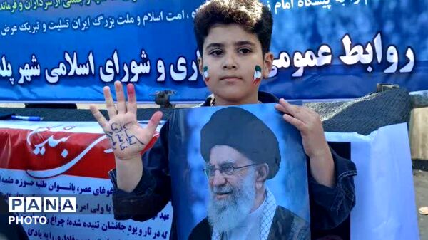 بیعت با رهبر جدید انقلاب اسلامی در پلدختر 